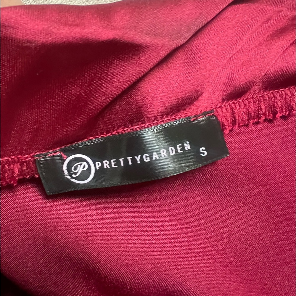 Burgundy Women's Maxi Skirt - Small - Picture 4 of 5
